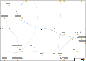 map of Lonfilougou