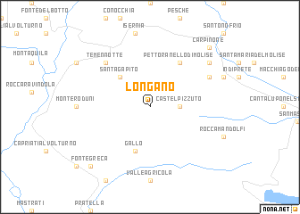 map of Longano