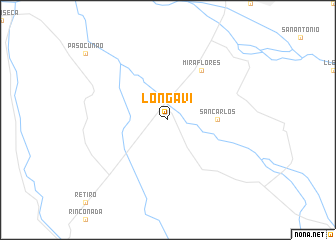 map of Longaví
