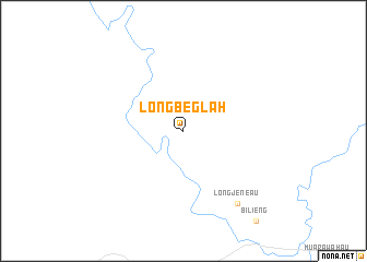 map of Long Beglah