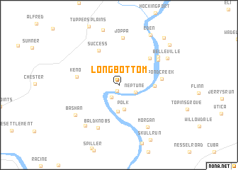 map of Long Bottom