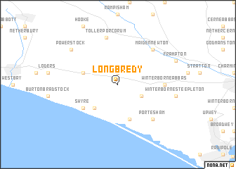 map of Long Bredy