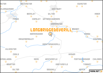 map of Longbridge Deverill