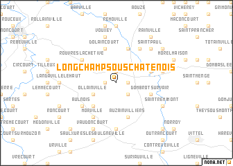 map of Longchamp-sous-Châtenois