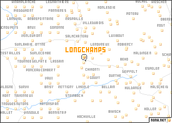 map of Longchamps