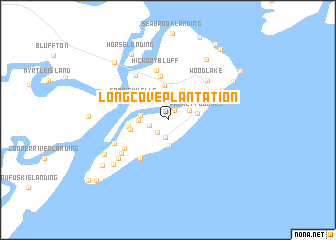 map of Long Cove Plantation