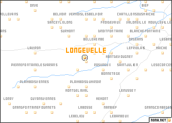 map of Longevelle