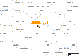 map of Longeville