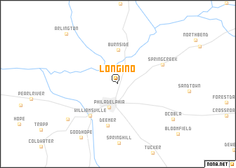 map of Longino
