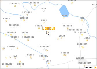 map of Longji