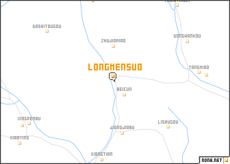 map of Longmensuo