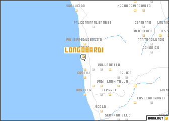 map of Longobardi