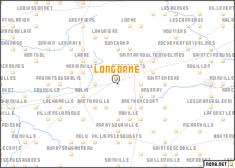 map of Long-Orme