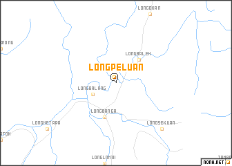 map of Long Peluan