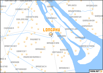 map of Long Phú