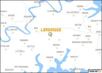 map of Long Ridge