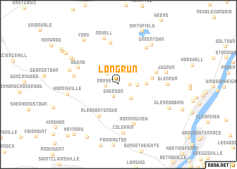 map of Long Run