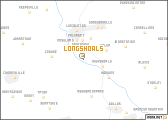 map of Long Shoals