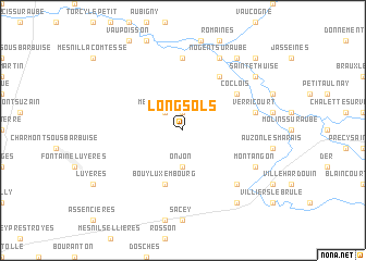 map of Longsols