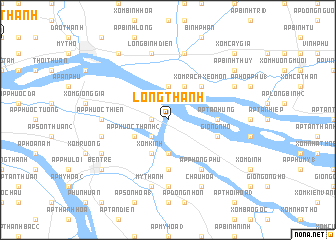 map of Long Thạnh