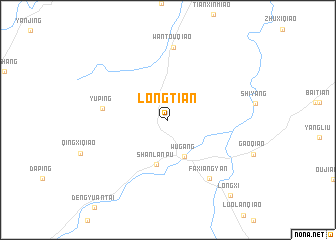 map of Longtian