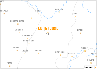 map of Longtouxu