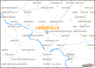 map of Longueville