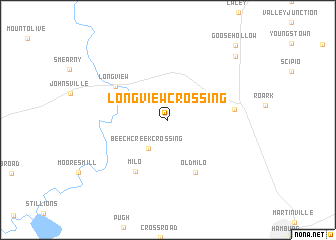 map of Longview Crossing