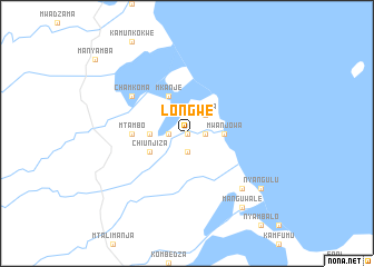 map of Longwe