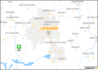 map of Longwood