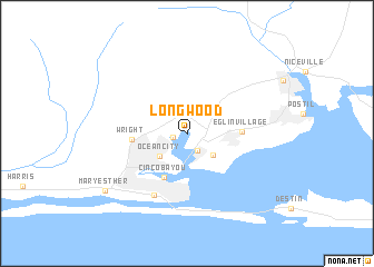 map of Longwood