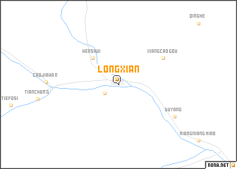 map of Longxian