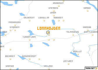 map of Lönnhöjden