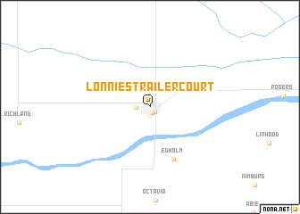 map of Lonnies Trailer Court