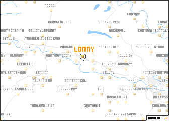 map of Lonny