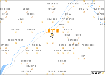 map of Lontin