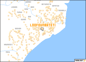map of Loofounbateti