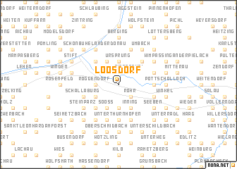 map of Loosdorf