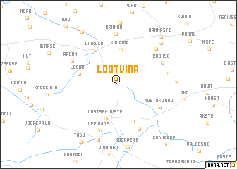 map of Lootvina