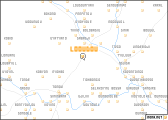 map of Looudou