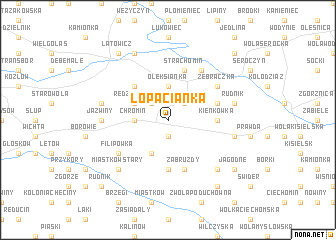 map of Łopacianka
