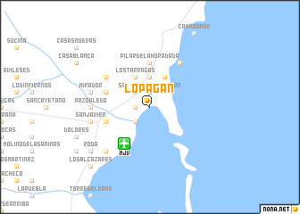 map of Lo Pagán