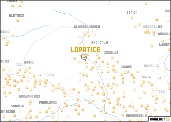 map of Lopatice