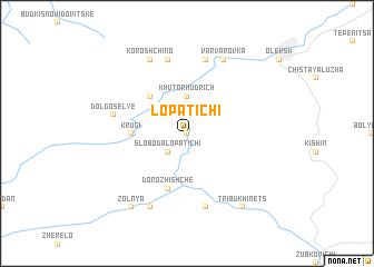 map of Lopatichi