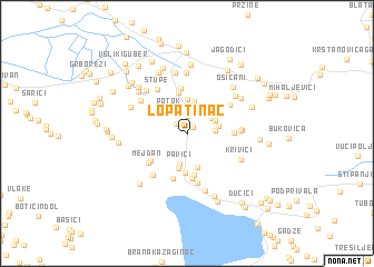 map of Lopatinac