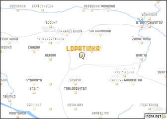 map of Lopatinka