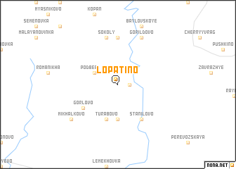 map of Lopatino