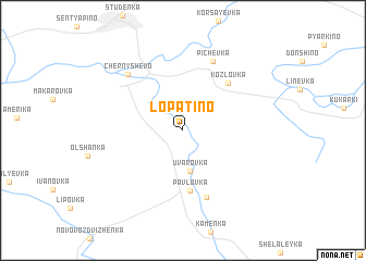 map of Lopatino