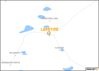 map of Lopatino