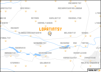 map of Lopatintsy